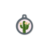 Blucky Cactus Rose Dog Tag large