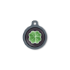Blucky Clover Black Dog Tag large