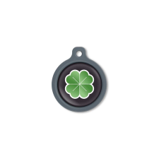 Blucky Clover Black Dog Tag large nyakörv, póráz, hám kutyáknak