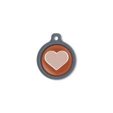 Blucky Heart Brown Dog Tag large nyakörv, póráz, hám kutyáknak