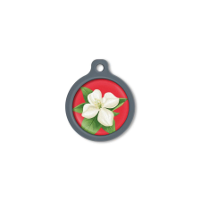 Blucky Jasmine Red Dog Tag large nyakörv, póráz, hám kutyáknak