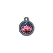 Blucky Lotus Dark PInk Dog Tag medium nyakörv, póráz, hám kutyáknak
