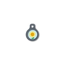 Blucky Sunflower Pastel Turquoise Dog Tag small nyakörv, póráz, hám kutyáknak