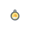 Blucky Sunny Yellow Dog Tag medium