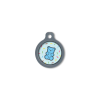 Blucky Sweetie Pastel Turquoise Dog Tag medium