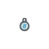 Blucky Sweetie Pastel Turquoise Dog Tag small