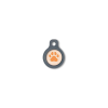 Blucky Wild Paw Pastel Orange Dog Tag small