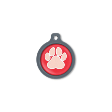 Blucky Wild Paw Red Dog Tag large nyakörv, póráz, hám kutyáknak