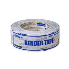BLUE DOLPHIN RENDER Vakolószalag Kültéri UV álló 30 napos 48mm x 50m ragasztószalag és takarófólia