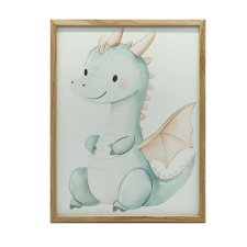 BLUE DRAGON FALI PLAKÁT KERET NÉLKÜL, MATT 50X70 CM grafika, keretezett kép