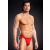 Blue Line Performance Microf. Thong Red L/XL