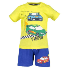 Blue Seven 2-részes nyári ppóló és short szett Autós kollekció  BIO PAMUT 12-18 hó (80 cm) gyerek nadrág