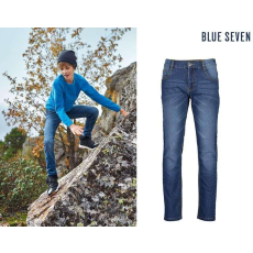 Blue Seven farmer nadrág koptatott kék 10 év (140 cm)