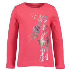 Blue Seven Magenta Lovas Hosszú ujjú pamutdzsörzé felső/póló 18-24 hó (92 cm)