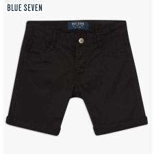 Blue Seven zsebes pamut short fekete 15 év (170 cm) gyerek nadrág