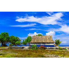  Blueback MAT fotótapéta, Kiribati ház, 250 x 200 cm tapéta, díszléc és más dekoráció