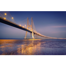  Blueback MAT Fotótapéta, Pod Vasco da Gama Lisszabon, 250 x 200 cm tapéta, díszléc és más dekoráció