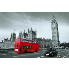  Blueback MAT tapéta, színes London, 250 x 200 cm tapéta, díszléc és más dekoráció