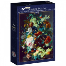 Bluebird 1000 db-os Art by puzzle - Jan Van Huysum - Still Life with Flowers and Fruit 1715 (60291) puzzle, kirakós