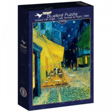 Bluebird 1000 db-os Art by puzzle - Vincent Van Gogh - Café Terrace at Night 1888 (60207) puzzle, kirakós