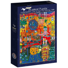 Bluebird 1000 db-os puzzle - Hundertwasser - The 30 Days Fax Painting, 1996 (60258) puzzle, kirakós