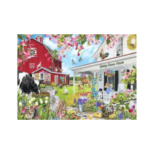  Bluebird 1500 db-os puzzle - Spring Green farm (90750) puzzle, kirakós
