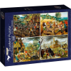 Bluebird Puzzle Bluebird 1000 Db-os Art By Puzzle - Pieter Brueghel The Younger - The Four Seasons (60220) (3663384602207)