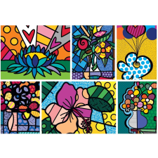 Bluebird puzzle kollázs: virágok 2000 darabos puzzle, kirakós