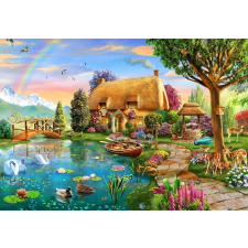 Bluebird tóparti ház puzzle 1000 darabos puzzle, kirakós