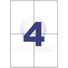 BLUERING Etikett címke, 105x148mm, 4 címke/lap Bluering® etikett