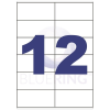 BLUERING Etikett címke, 105x48mm, 12 címke/lap Bluering®