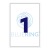 BLUERING Etikett címke, 210x297mm, 100 lap, 1 címke/lap (5999093848970)