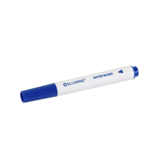 BLUERING Flipchart marker rostirón vizes kerek végű 3mm, bluering® kék filctoll, marker