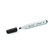 BLUERING Flipchart marker rostirón vizes vágott végű 1-4mm, Bluering® fekete filctoll, marker