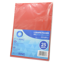 BLUERING Genotherm &#039;L&#039; A4, 80 micron piros 25 db/csomag, Bluering®, lefűző