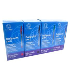 BLUERING Golyóstoll eldobható kupakos BlueringR , írásszín zöld (BLUERING_GOLYTOLLKUPZOLD) toll