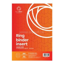 BLUERING Gyűrűskönyv betét A4, 50lap BlueringR kockás (BLUERING_837554) gyűrűskönyv