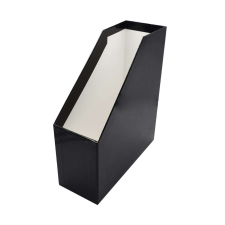 BLUERING Iratpapucs 9cm, karton, lakkozott Bluering® fekete irattartó