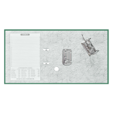 BLUERING Iratrendező A4, 5cm,lapraszerelt, Bluering® Smart zöld irattartó