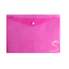 BLUERING Irattartó tasak A4, PP patentos Bluering® transzparens piros