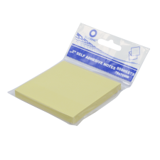 BLUERING Jegyzettömb öntapadó, 76x76mm, 80lap, `Z` Bluering® , sárga post-it