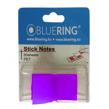 BLUERING Jelölőcímke 25x45mm, 50lap, műanyag Bluering®, lila információs címke