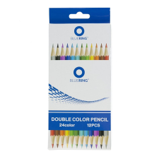 BLUERING kétvégű színes ceruza készlet 24 szín (5999093894588) színes ceruza