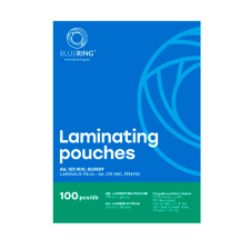 BLUERING Meleglamináló fólia, A6, 125 mikron, 100 db lamináló fólia