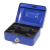 BLUERING Pénzkazetta fém 125x55x95 mm kicsi Bluering® kék