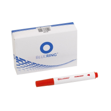 BLUERING Permanent marker 3mm, kerek végű Bluering® piros filctoll, marker
