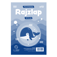 BLUERING Rajzlap, A4, félfamentes, 10 lap rajzlap