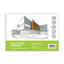 BLUERING Vázlatfüzet FAMENTES B/5 32 lap 120gr. Bluering (BLUERING_34507) füzet