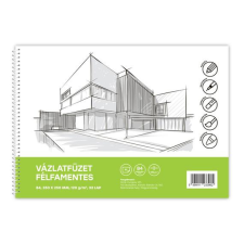 BLUERING Vázlatfüzet FÉLFAMENTES B/4 32 lap 120gr. Bluering füzet
