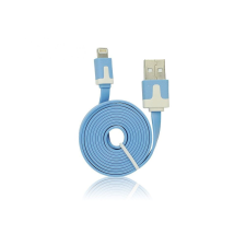 BlueStar BS201720 USB Type-A apa - Lightning apa Adat és töltő kábel - Kék (1m) kábel és adapter